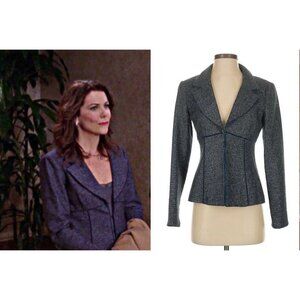 ASO LORELAI GILMORE GIRLS Tweed Corset Blazer RARE